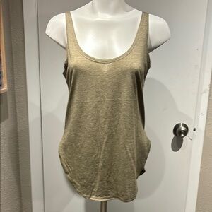 Women's Tan Sleeveless Top